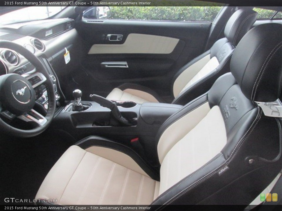 50th Anniversary Cashmere Interior Front Seat for the 2015 Ford Mustang 50th Anniversary GT Coupe #99868791