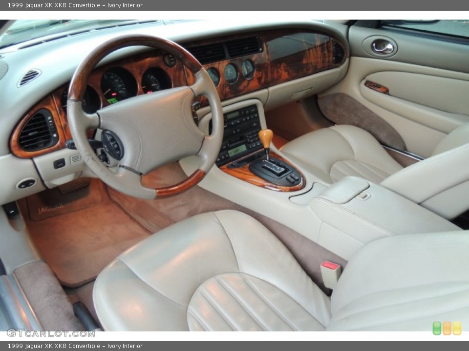 Ivory 1999 Jaguar XK Interiors