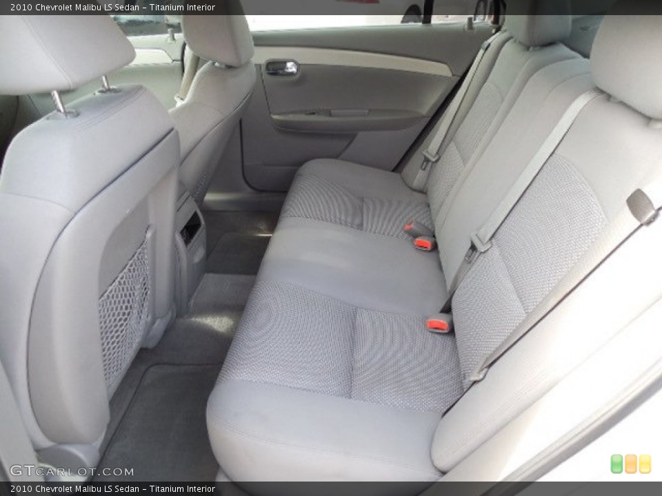 Titanium Interior Rear Seat for the 2010 Chevrolet Malibu LS Sedan #99880059