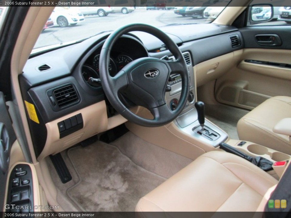 Desert Beige 2006 Subaru Forester Interiors