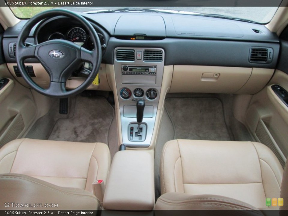 Desert Beige Interior Dashboard for the 2006 Subaru Forester 2.5 X #99880620