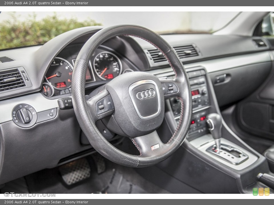 Ebony Interior Dashboard for the 2006 Audi A4 2.0T quattro Sedan #99890031