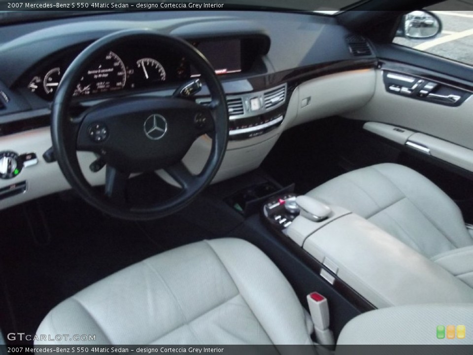 designo Corteccia Grey 2007 Mercedes-Benz S Interiors