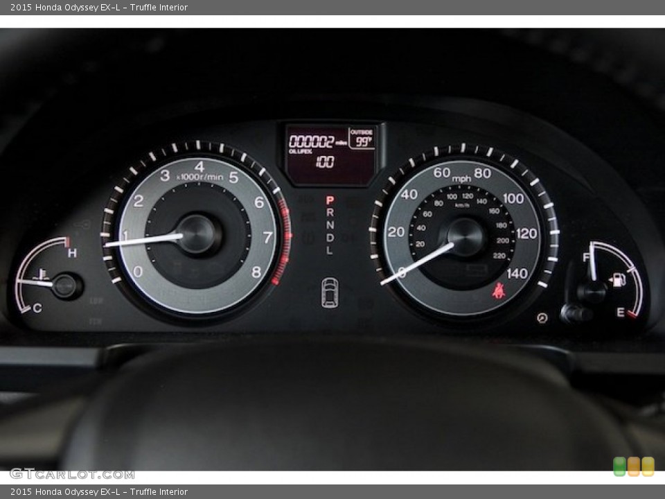 Truffle Interior Gauges for the 2015 Honda Odyssey EX-L #99908410