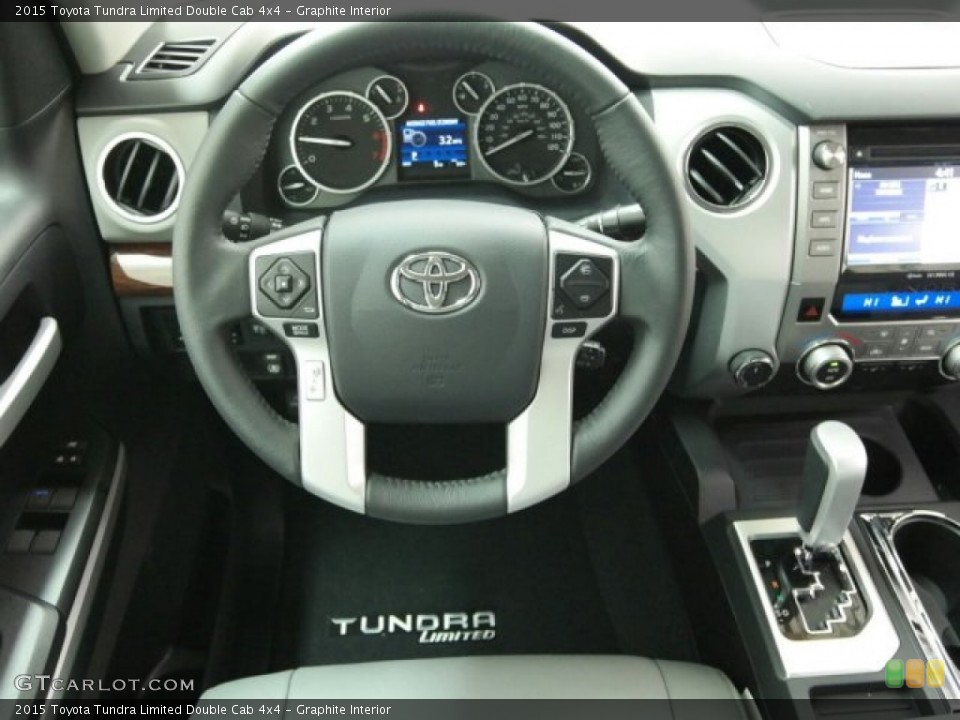 Graphite Interior Steering Wheel for the 2015 Toyota Tundra Limited Double Cab 4x4 #99911353