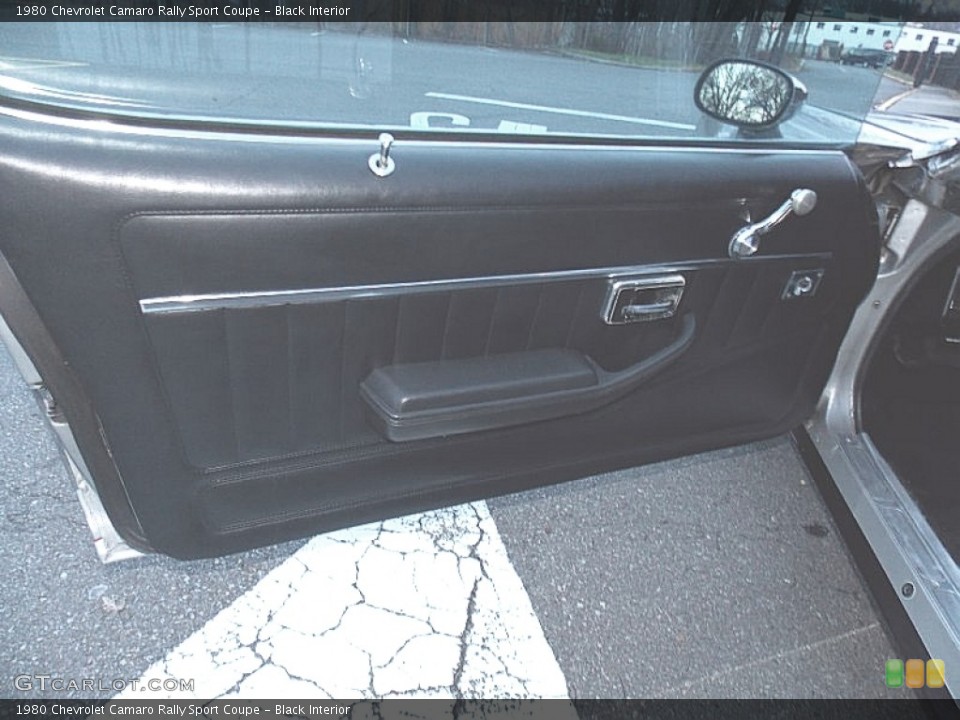 Black Interior Door Panel for the 1980 Chevrolet Camaro Rally Sport Coupe #99913090