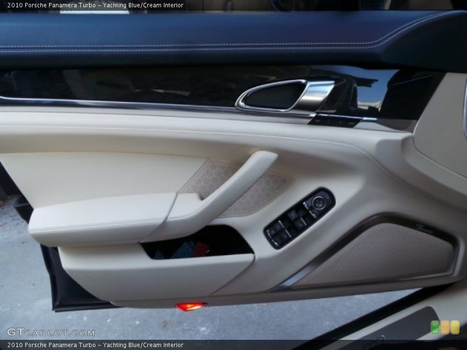 Yachting Blue/Cream Interior Door Panel for the 2010 Porsche Panamera Turbo #99918787