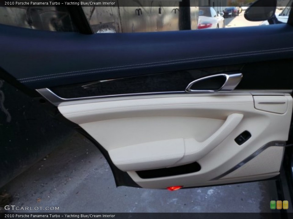 Yachting Blue/Cream Interior Door Panel for the 2010 Porsche Panamera Turbo #99919201
