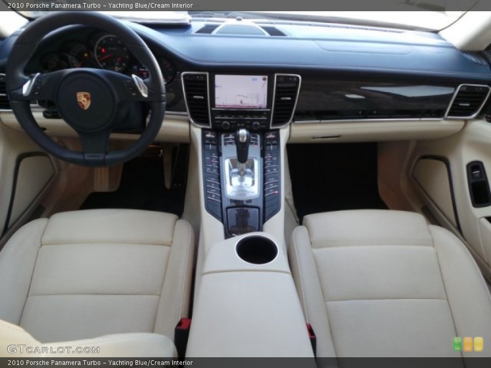 Yachting Blue/Cream Interior Dashboard for the 2010 Porsche Panamera Turbo #99919300