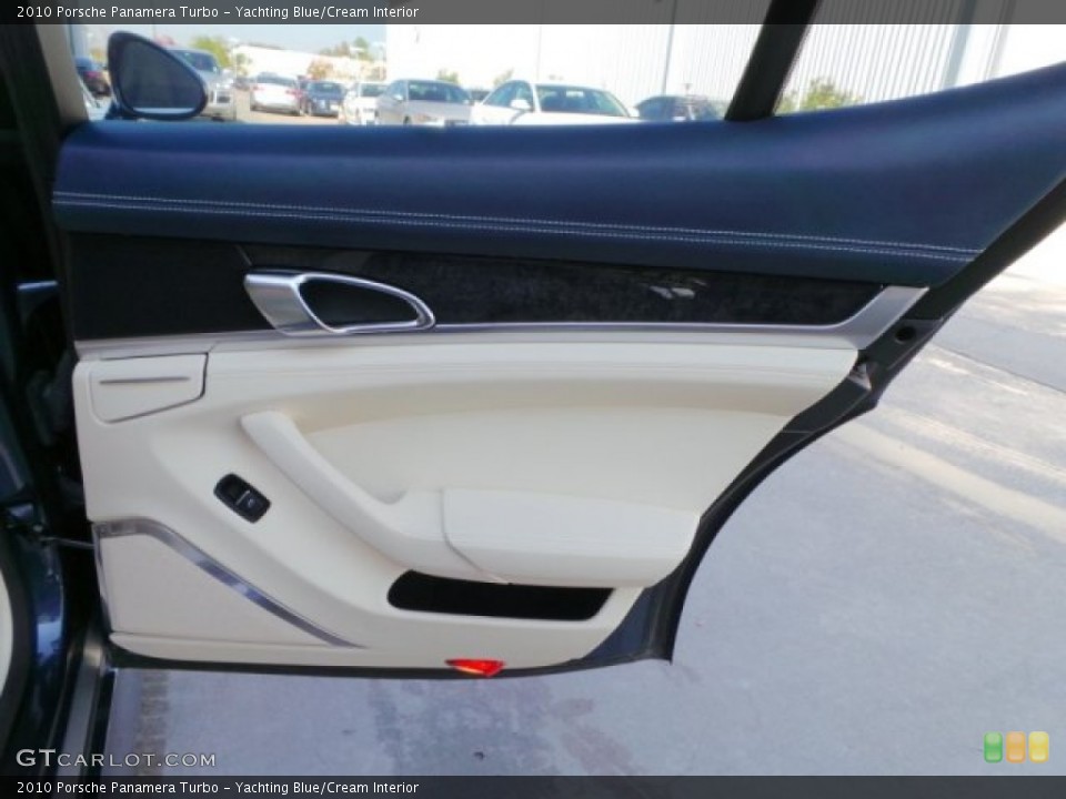 Yachting Blue/Cream Interior Door Panel for the 2010 Porsche Panamera Turbo #99919367