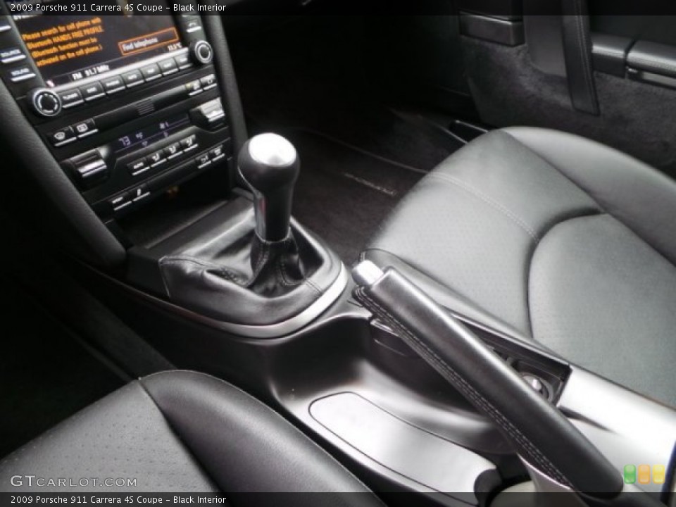 Black Interior Transmission for the 2009 Porsche 911 Carrera 4S Coupe #99919938