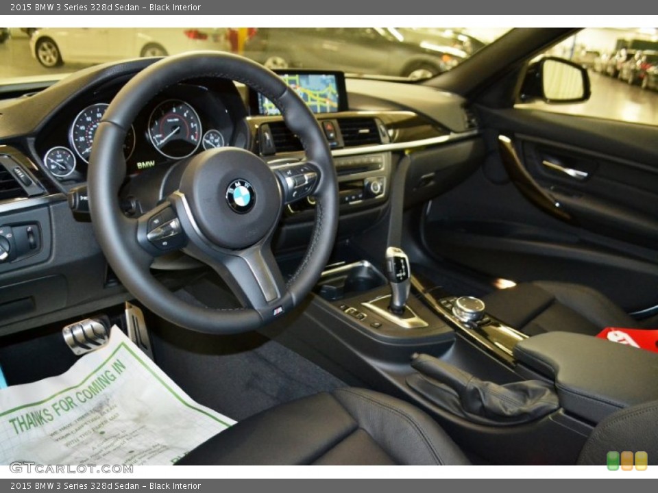 Black Interior Photo for the 2015 BMW 3 Series 328d Sedan #99928761