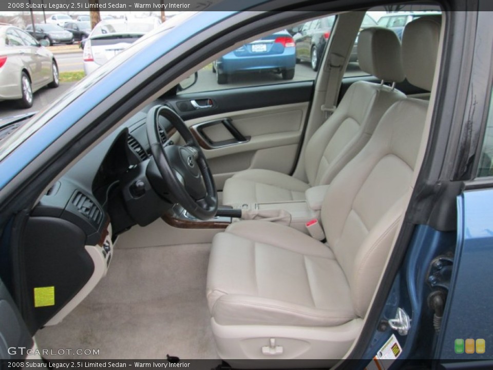 Warm Ivory Interior Front Seat for the 2008 Subaru Legacy 2.5i Limited Sedan #99933092