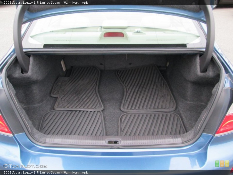 Warm Ivory Interior Trunk for the 2008 Subaru Legacy 2.5i Limited Sedan #99933282