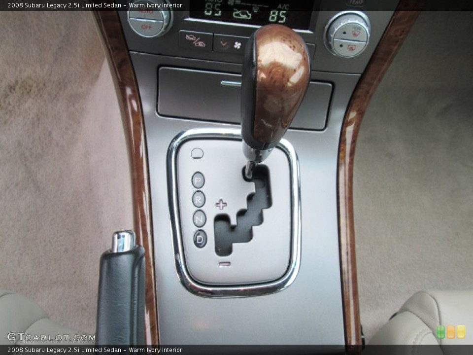 Warm Ivory Interior Transmission for the 2008 Subaru Legacy 2.5i Limited Sedan #99933456