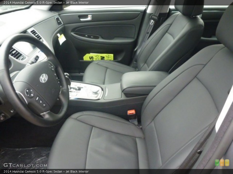 Jet Black Interior Front Seat for the 2014 Hyundai Genesis 5.0 R-Spec Sedan #99934035