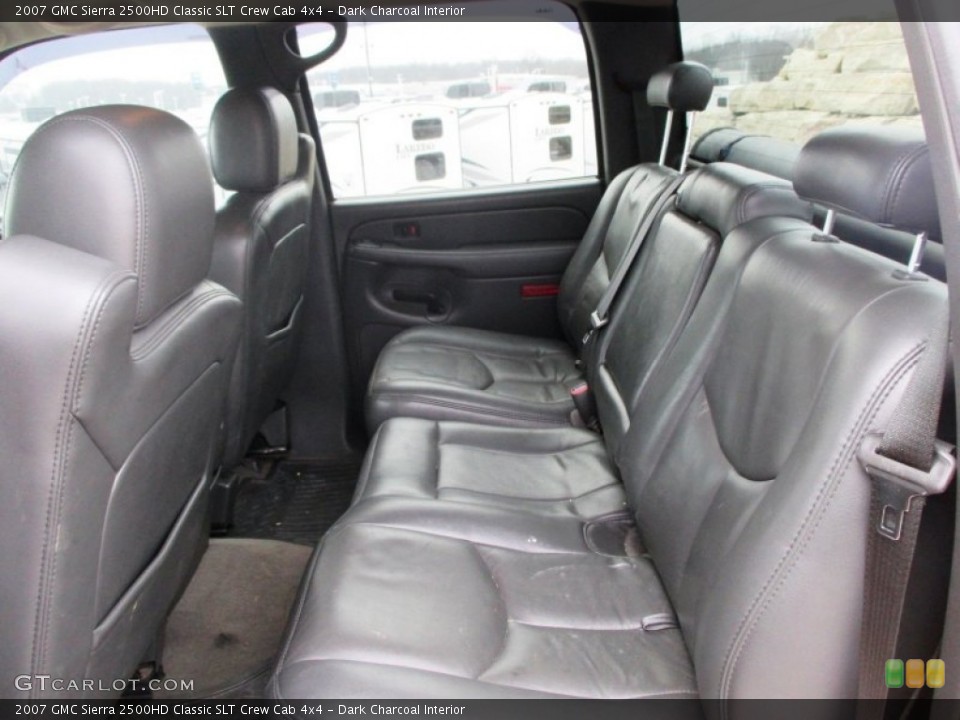 Dark Charcoal Interior Rear Seat for the 2007 GMC Sierra 2500HD Classic SLT Crew Cab 4x4 #99935565