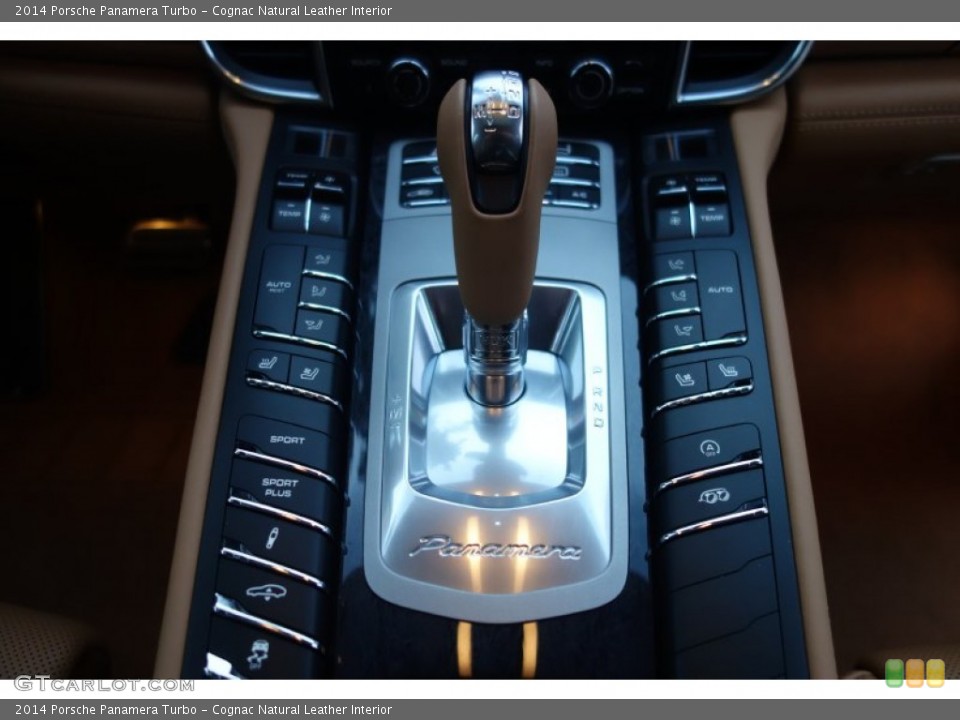 Cognac Natural Leather Interior Transmission for the 2014 Porsche Panamera Turbo #99941619
