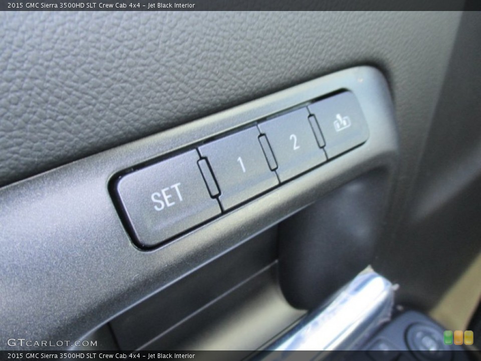Jet Black Interior Controls for the 2015 GMC Sierra 3500HD SLT Crew Cab 4x4 #99942243