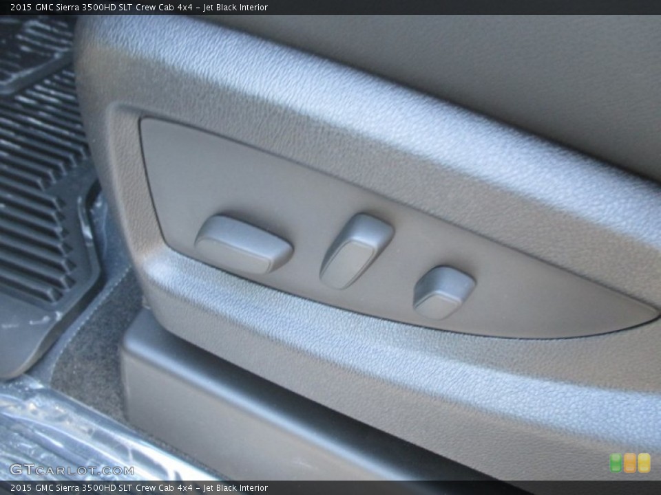 Jet Black Interior Controls for the 2015 GMC Sierra 3500HD SLT Crew Cab 4x4 #99942269