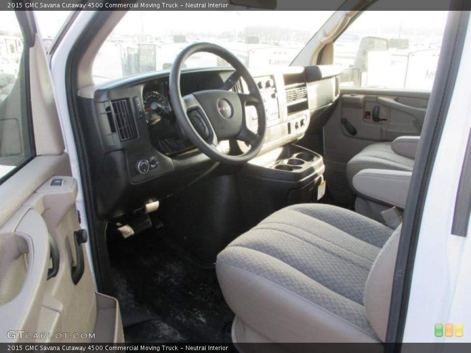 Neutral Interior Photo for the 2015 GMC Savana Cutaway 4500 Commercial Moving Truck #99943257