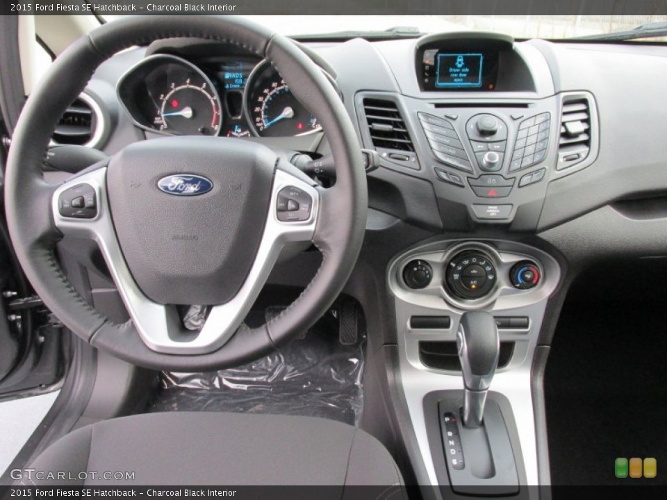 Charcoal Black Interior Dashboard for the 2015 Ford Fiesta SE Hatchback #99947460