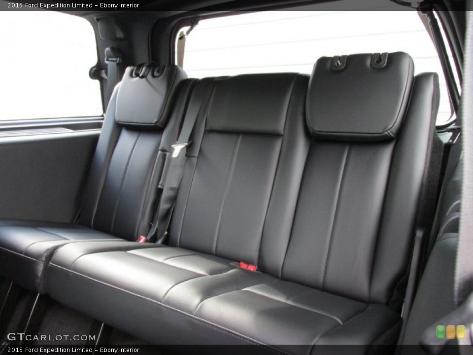 Ebony Interior Rear Seat for the 2015 Ford Expedition Limited #99948270