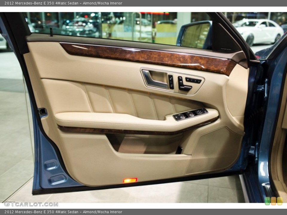 Almond/Mocha Interior Door Panel for the 2012 Mercedes-Benz E 350 4Matic Sedan #99951999