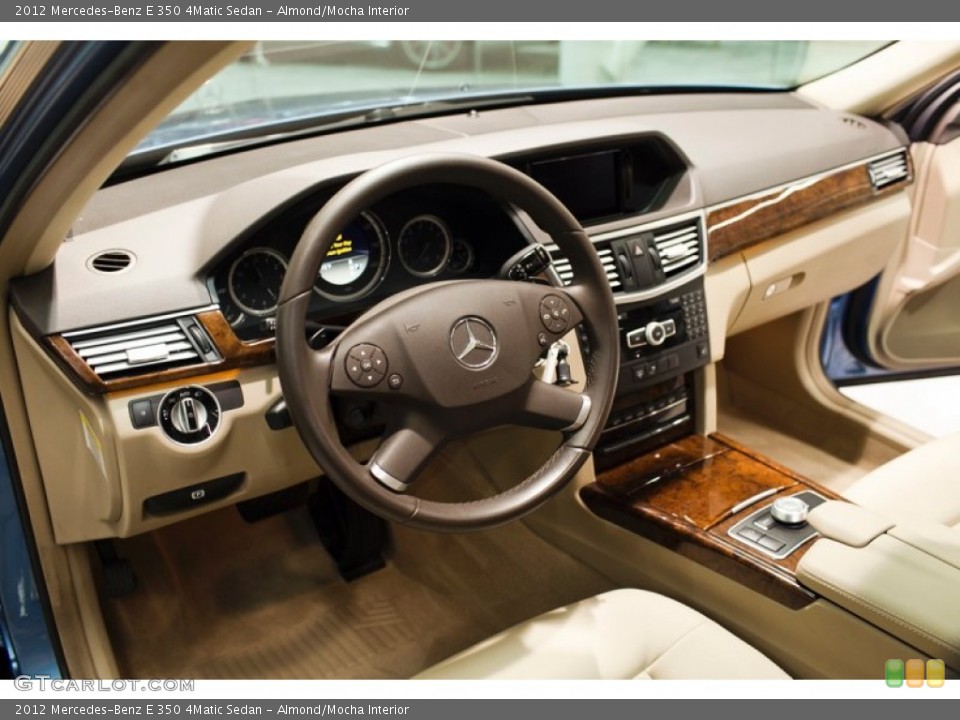 Almond/Mocha Interior Dashboard for the 2012 Mercedes-Benz E 350 4Matic Sedan #99952071