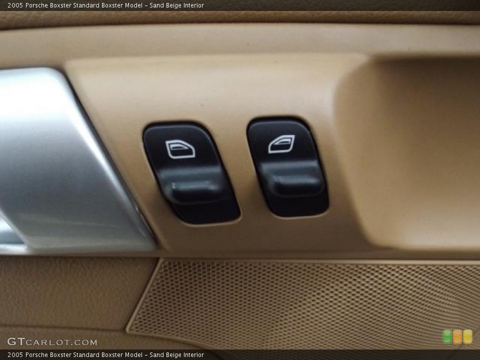 Sand Beige Interior Controls for the 2005 Porsche Boxster  #99962379