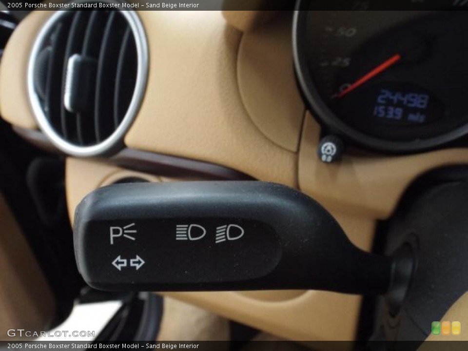 Sand Beige Interior Controls for the 2005 Porsche Boxster  #99962472