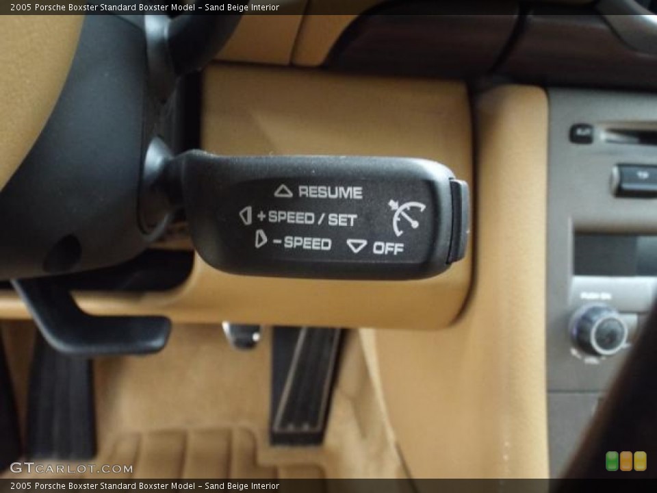 Sand Beige Interior Controls for the 2005 Porsche Boxster  #99962496