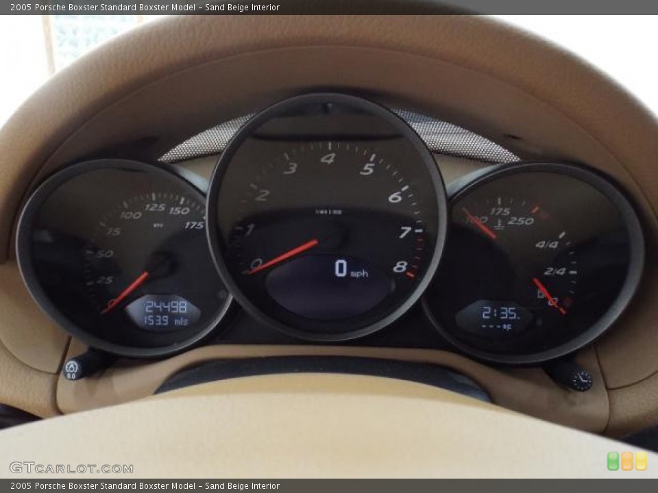 Sand Beige Interior Gauges for the 2005 Porsche Boxster  #99962583