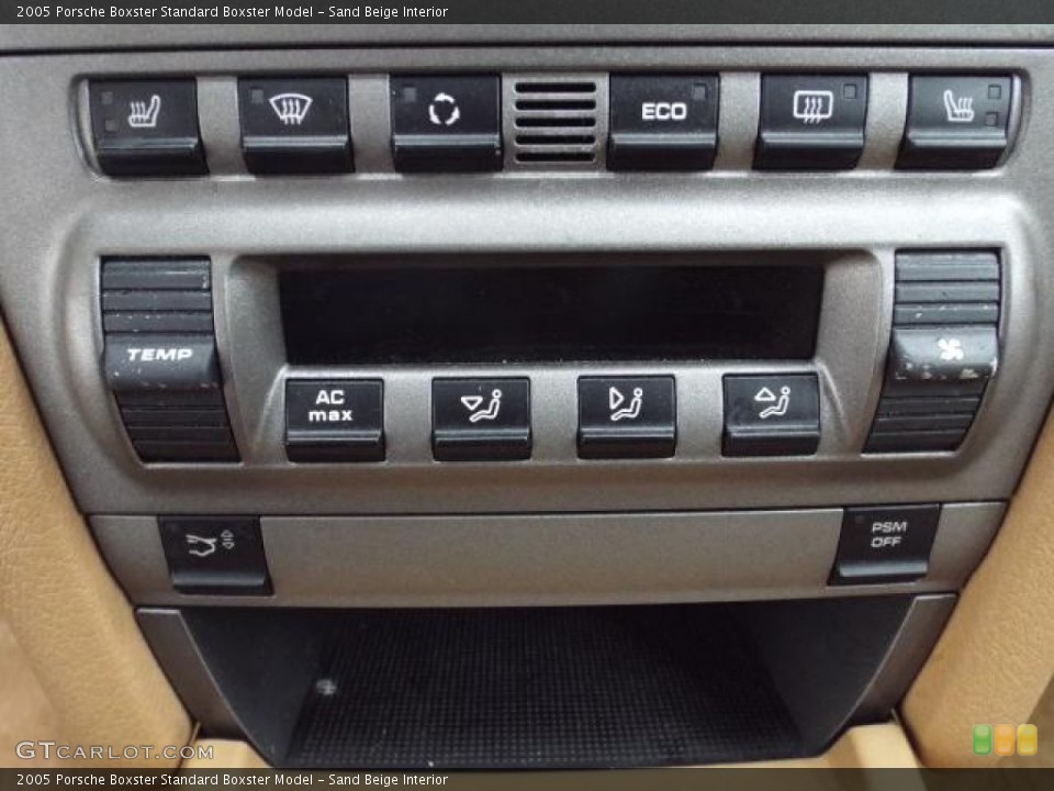 Sand Beige Interior Controls for the 2005 Porsche Boxster  #99962628
