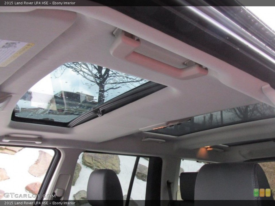 Ebony Interior Sunroof for the 2015 Land Rover LR4 HSE #99967449