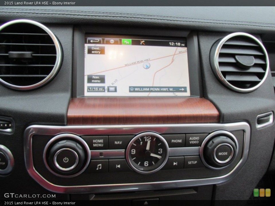Ebony Interior Navigation for the 2015 Land Rover LR4 HSE #99967568