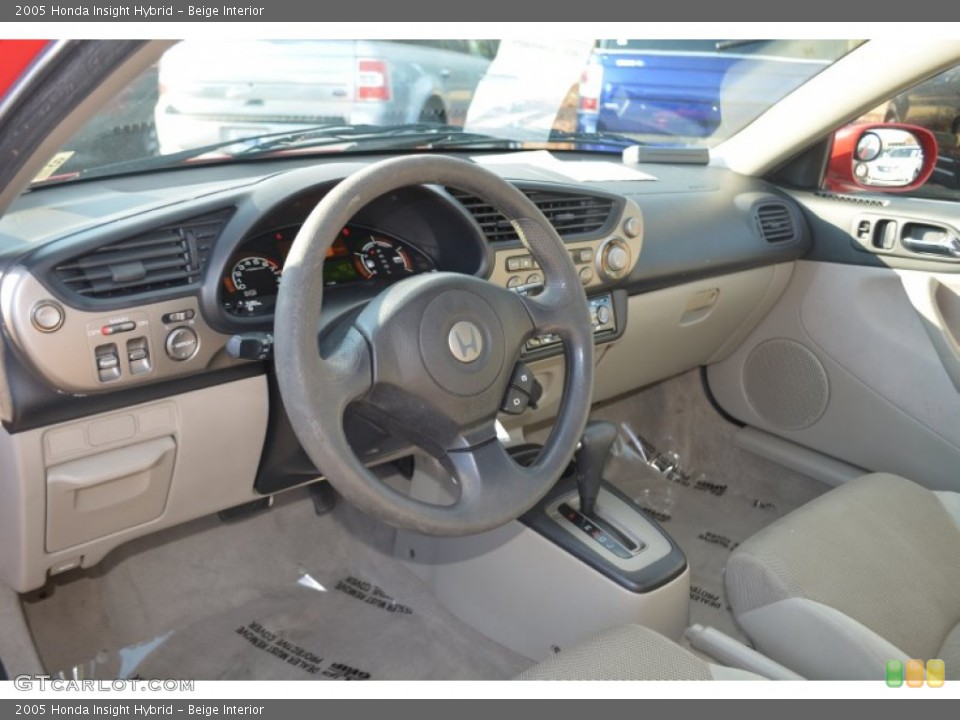 Beige 2005 Honda Insight Interiors