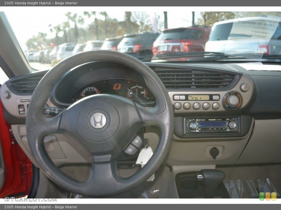 Beige Interior Dashboard for the 2005 Honda Insight Hybrid #99969192