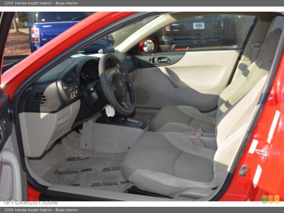 Beige Interior Front Seat for the 2005 Honda Insight Hybrid #99969237