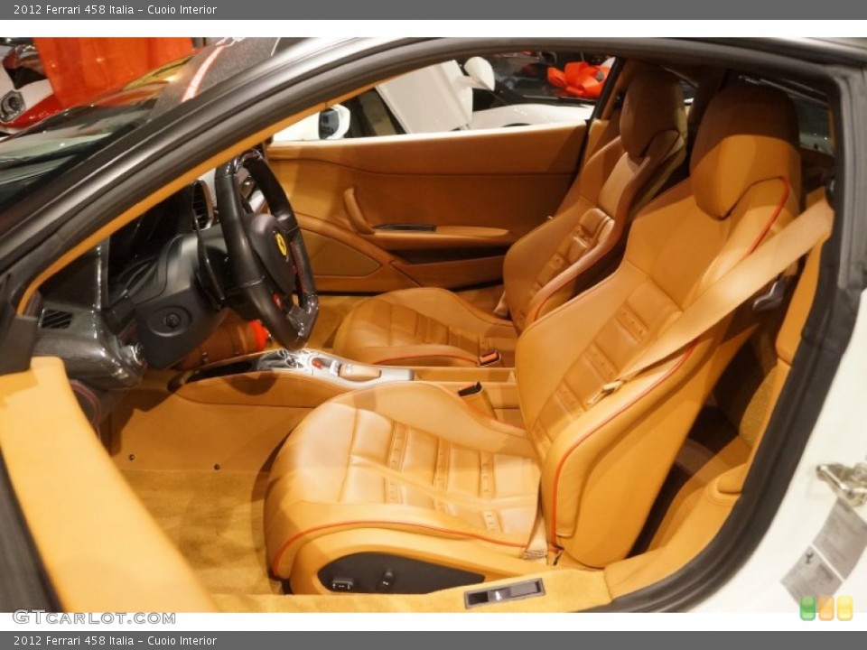 Cuoio Interior Front Seat for the 2012 Ferrari 458 Italia #99971655