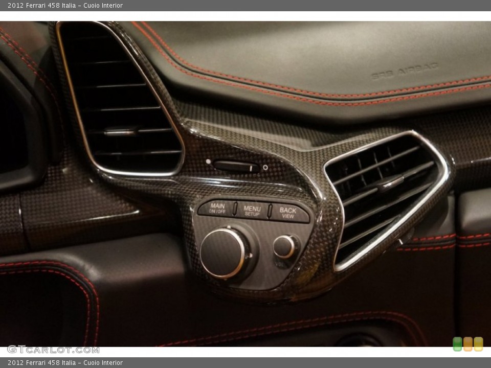 Cuoio Interior Controls for the 2012 Ferrari 458 Italia #99972051