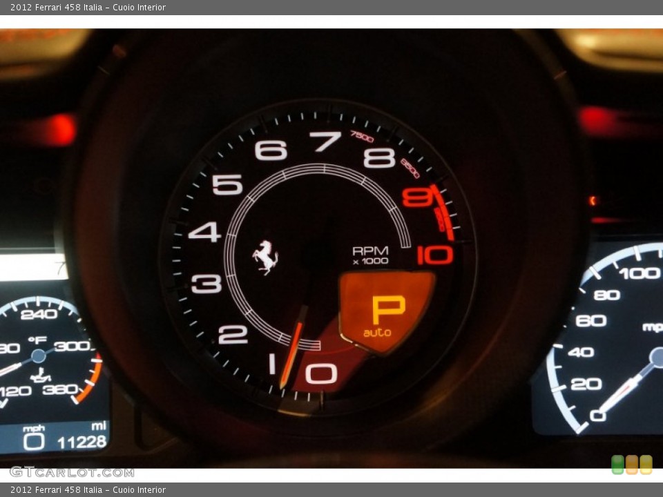 Cuoio Interior Gauges for the 2012 Ferrari 458 Italia #99972330