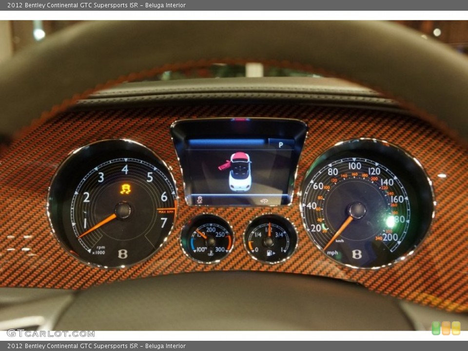 Beluga Interior Gauges for the 2012 Bentley Continental GTC Supersports ISR #99973464