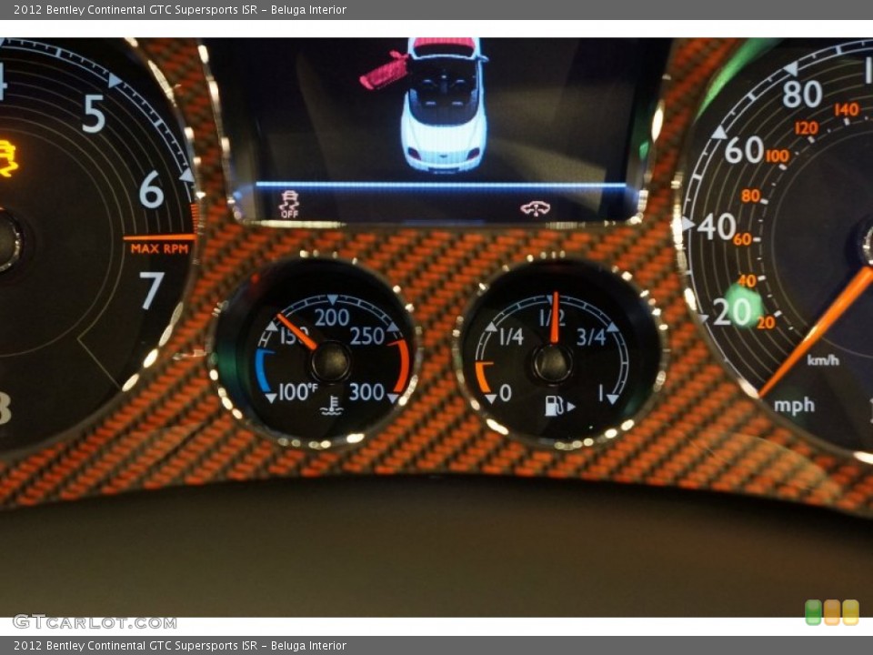 Beluga Interior Gauges for the 2012 Bentley Continental GTC Supersports ISR #99973488