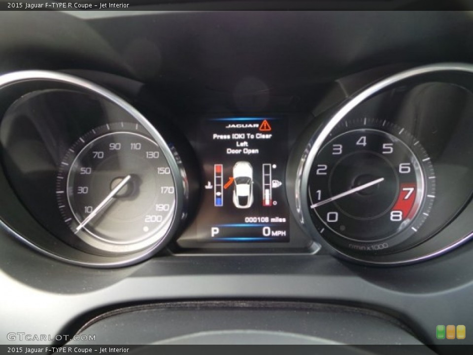 Jet Interior Gauges for the 2015 Jaguar F-TYPE R Coupe #99974253