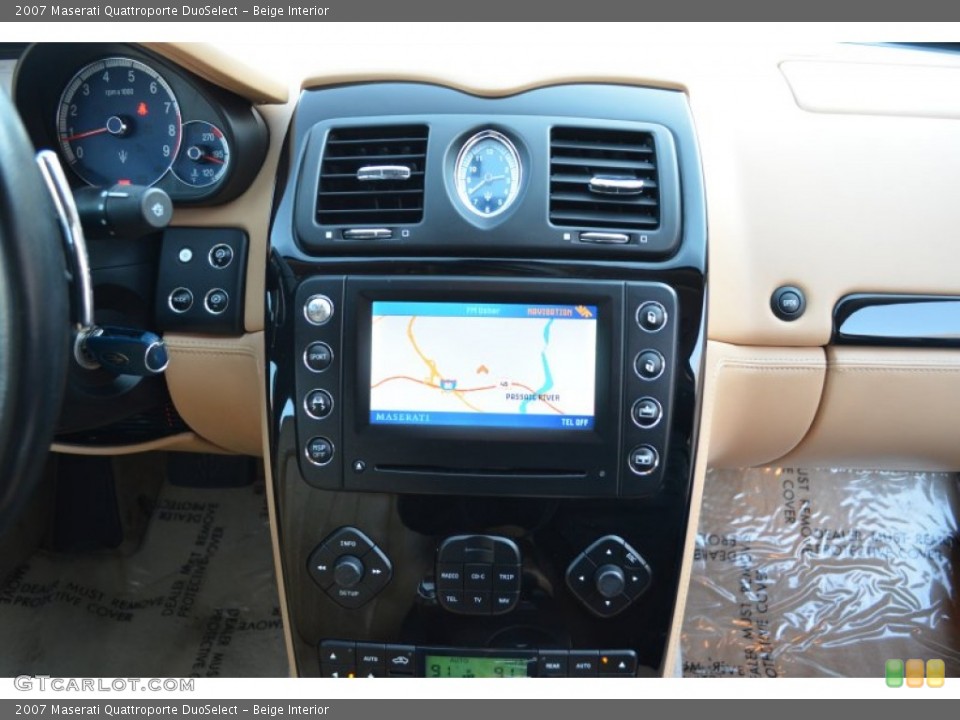 Beige Interior Navigation for the 2007 Maserati Quattroporte DuoSelect #99980040