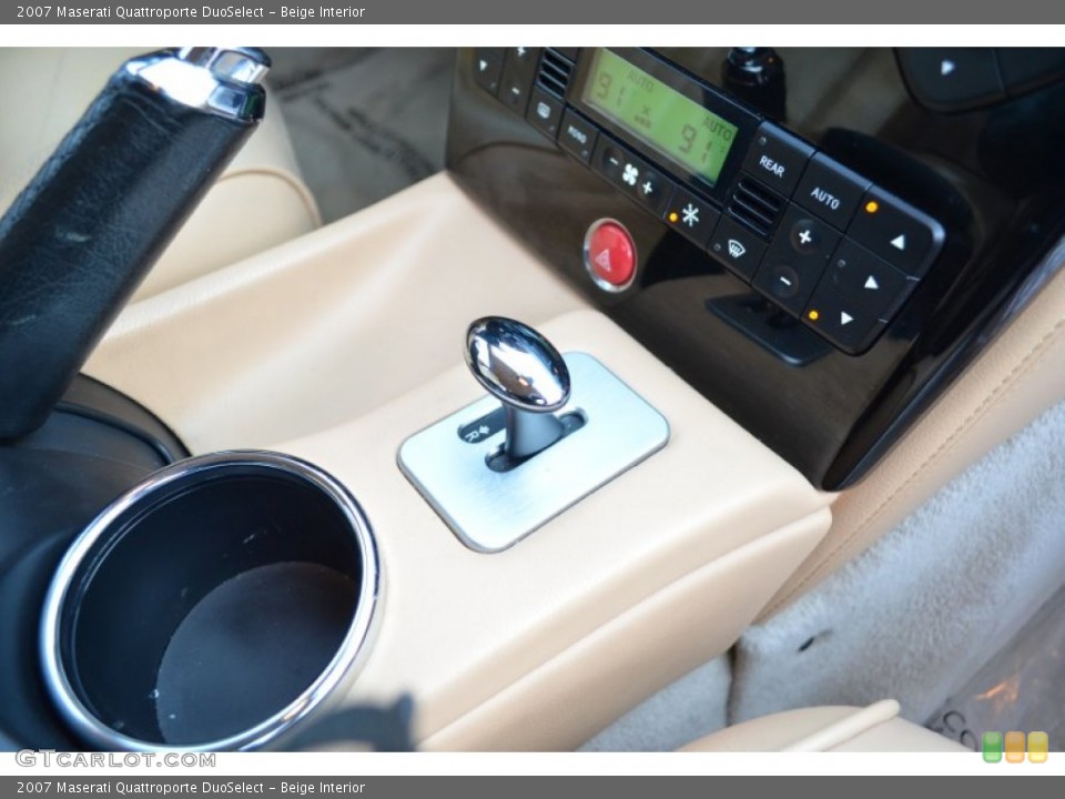 Beige Interior Transmission for the 2007 Maserati Quattroporte DuoSelect #99980085