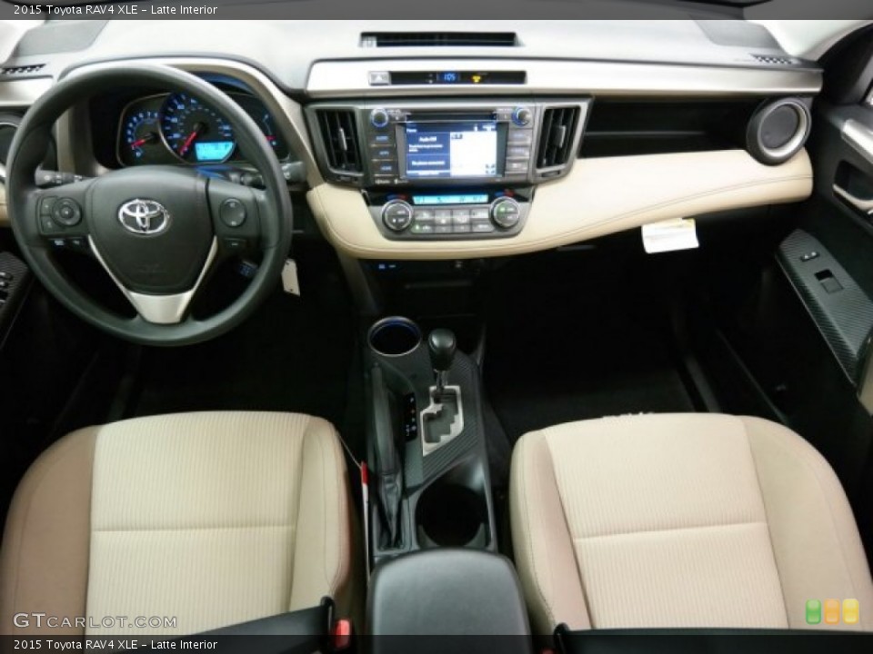Latte Interior Dashboard for the 2015 Toyota RAV4 XLE #99981096