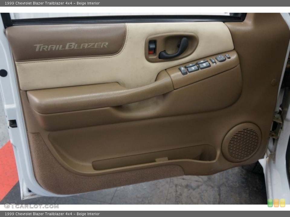 Beige Interior Door Panel for the 1999 Chevrolet Blazer Trailblazer 4x4 #99981618