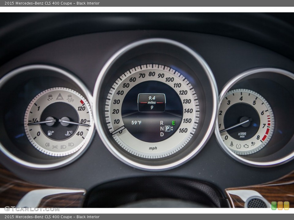 Black Interior Gauges for the 2015 Mercedes-Benz CLS 400 Coupe #99993493